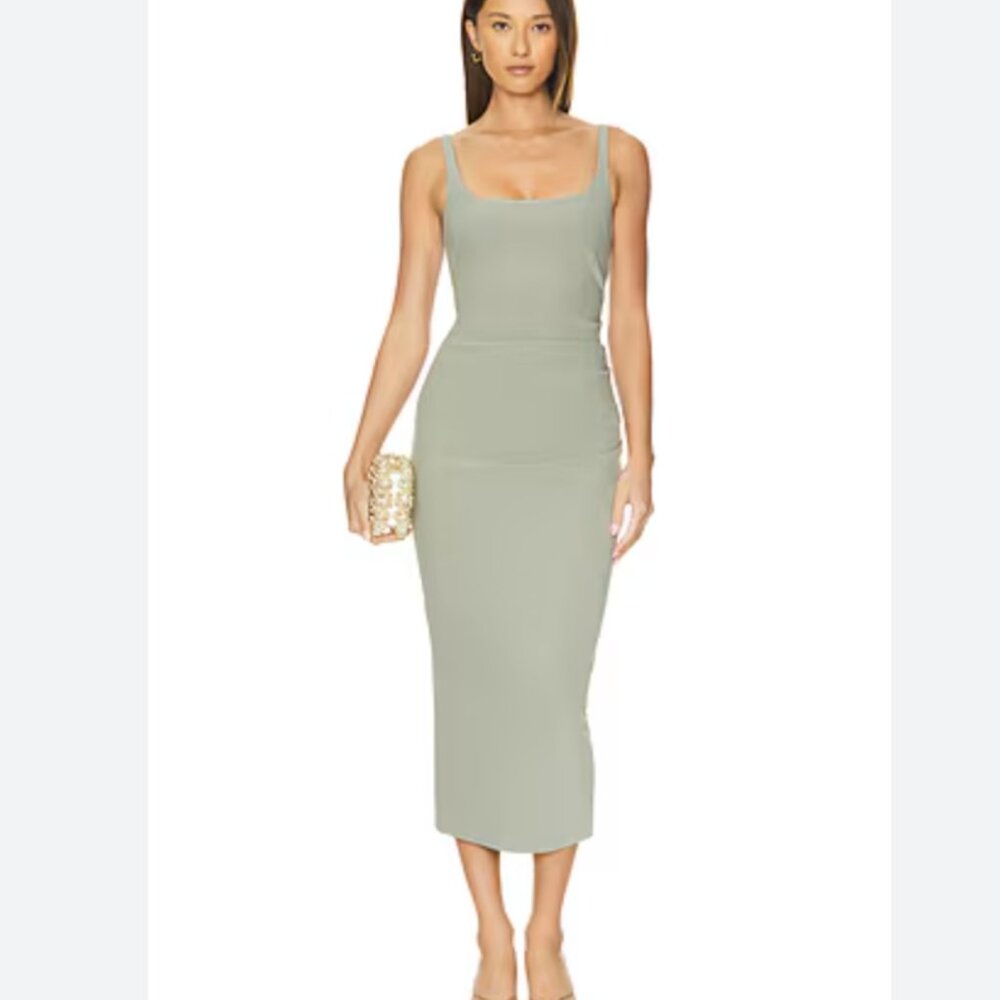 EUC Yasawa Midi Dress Mikoh size 1-small Gravel